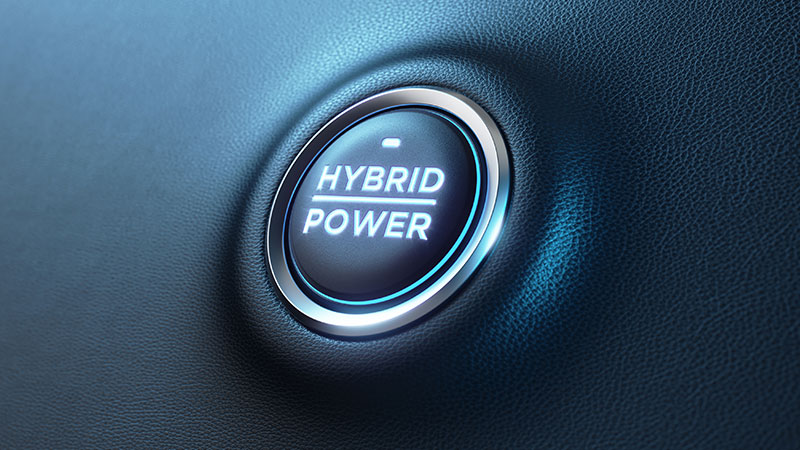 Botão power híbrido